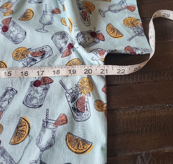 Goodfellow & Co Cocktail Print Men's Shirt - White - Picture 4 of 5